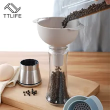 TTLIFE 4 в 1 функциональный кухонный домашний пищевой Воронка съемный фильтр кухонный масляный мед, воронка