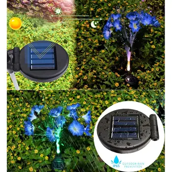 

Solar Lamp LED Solar Lights Outdoor Waterproof For Garden Decoration Christmas LED Lights Morning Glory Lamp