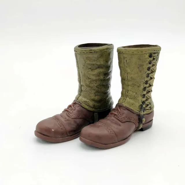 1/6 Scale WWII US Army Military Leggings Boots Model Ranger Soldier Shoes Hollow For 12Inch Male Body Action Figure Toys Doll 1
