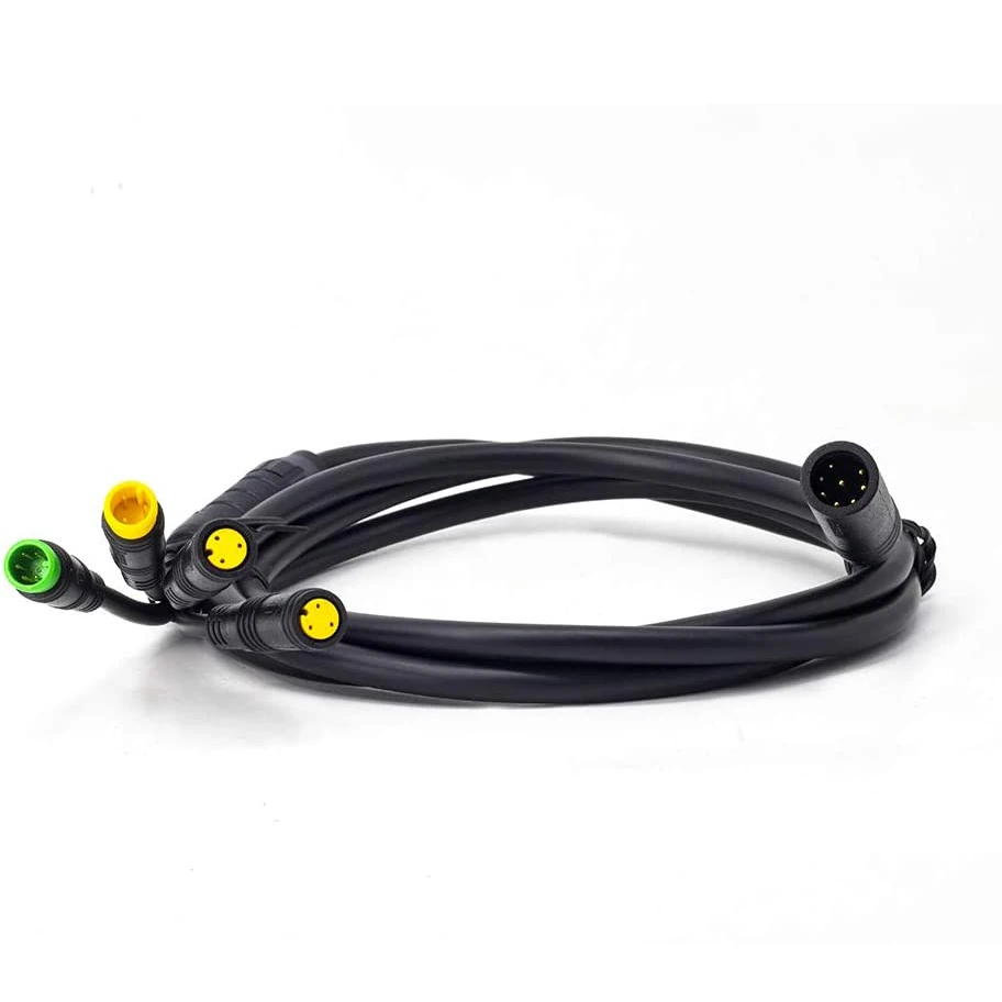 EBike Conversion Kits EB-Bus Cable Harness BBS BBS01 BBS02 BBSHD Mid Motor Display Brake Lever Thumb Throttle Connector for Bafang