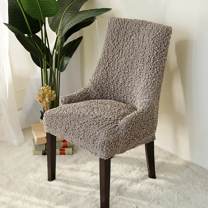 

Sloping Arm Chair Cover Universal Size Big Size Wing Bakc King Back Chair Covers Seat Covers For Hotel Party Banquet Office