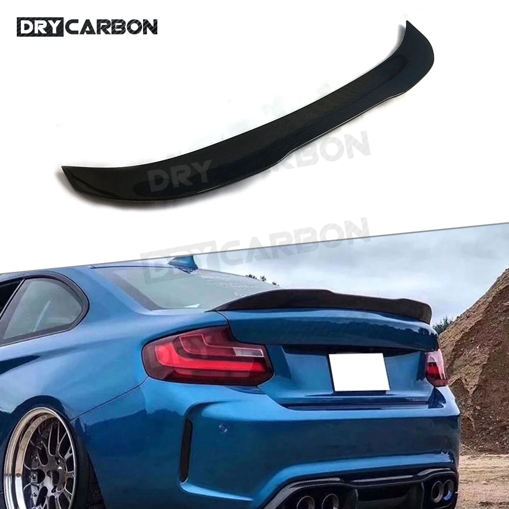 PSM Style Boot Trunk Duck Wings For BMW 2 Series F22 F87 M2 220i 228i M235i 2014-2019 Rear Spoiler Carbon fiber / FRP |