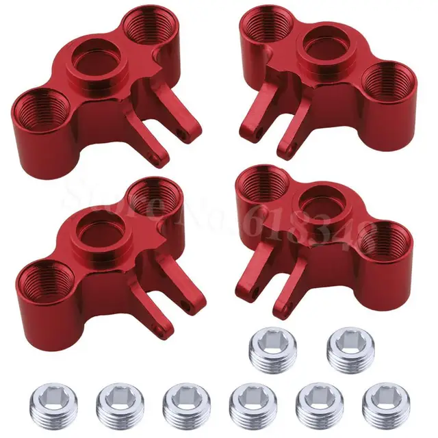 4pcs Aluminum Axle Carriers Steering Knuckle Left & Right For Traxxas 1/16 Slash 4WD E-Revo Summit VXL RC Car Hop Up Parts