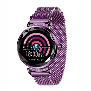 

2020 H1 Smart Watch Women Heart Rate Blood Pressure Fitness Tracker female physiological cycle Ladies Luxury reloj Smartwatch