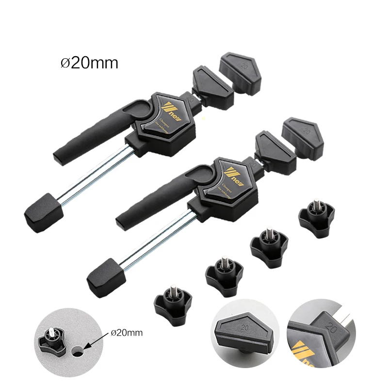 Bank-Hundeklemme 20mm | Tischschraubstock Für Holzbearbeitung | Metall Werkbank-Clip Professionell