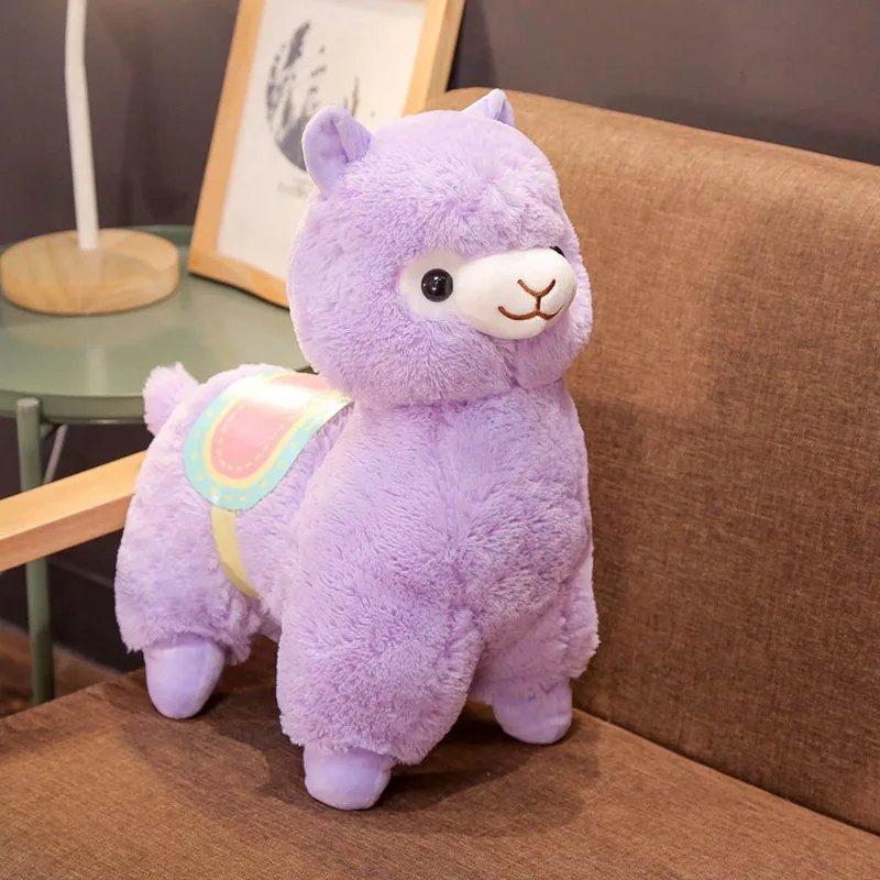 Милая мультяшная плюшевая игрушка подушка Альпака 35 см набивные куклы для детей