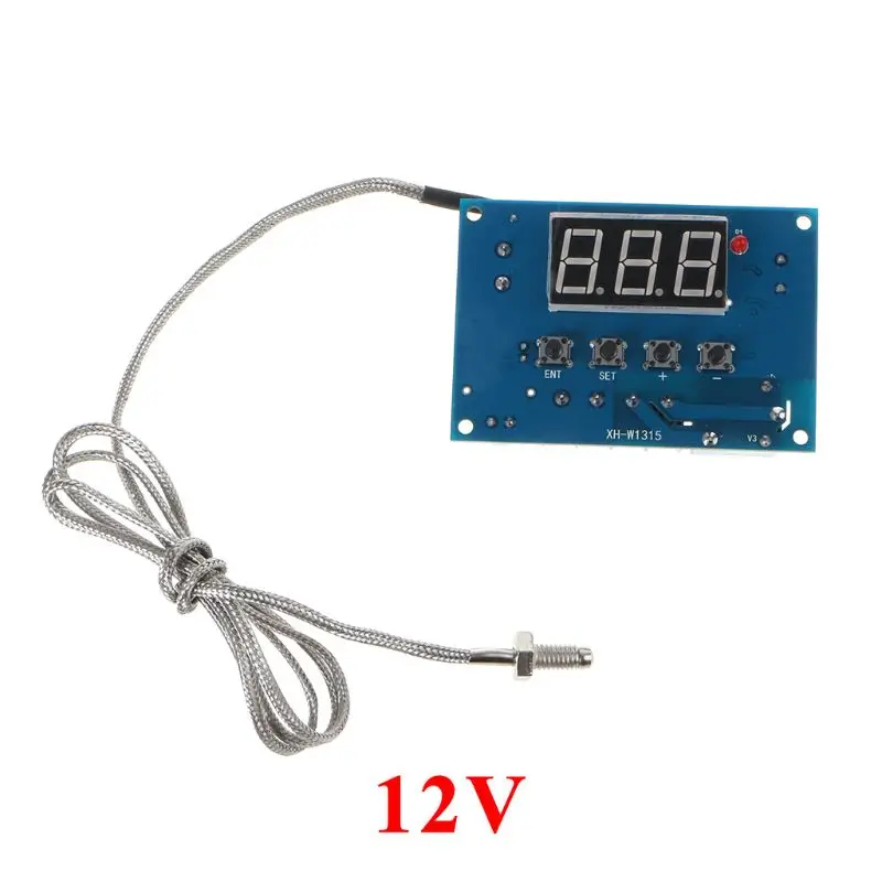 2019 Лидер продаж! Цифровой термостат k-типа модуль переменного тока 220 V/DC 12 V/24 V температуре не выше 30 градусов Цельсия до + 999 градусов по