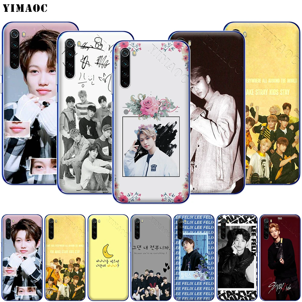 Чехол для телефона YIMAOC Stray Kids Felix Xiaomi MI 9T 9 8 6 SE F1 CC9 CC9E A3 A2 A1 GO S2 K20 Pro Lite|Бамперы| |