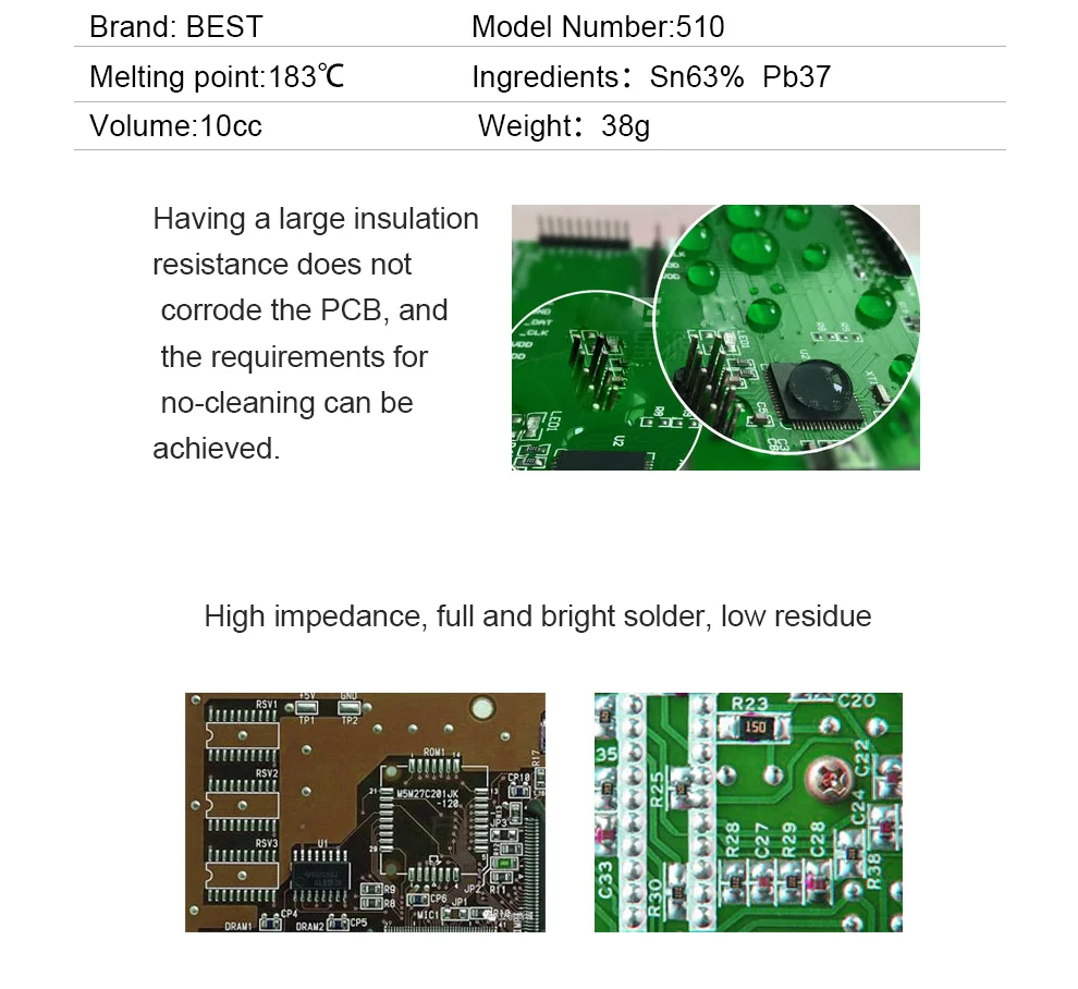 BEST-223-UV Hot Sale DIY Solder Soldering Paste  10cc Flux Grease for Chips Computer Phone LED BGA SMD PGA PCB Repair Tool