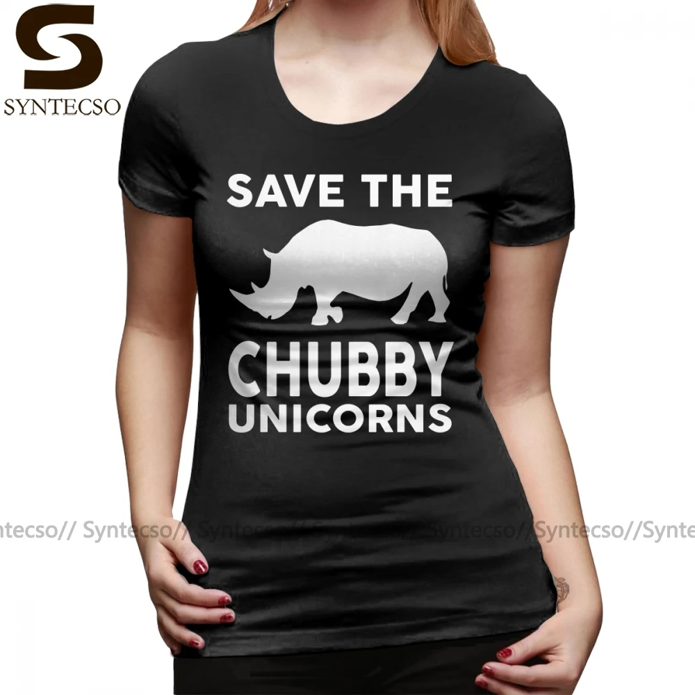 Футболка с единорогом Save The Chubby черная женская футболка коротким рукавом