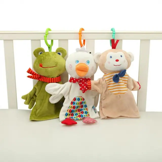 Cute Animal Hand Puppets Wildlife Hand Glove Puppets Soft Plush Kids Childrens Toy Gift Ot New Cute Vivid Animal Plush Doll Gift 2