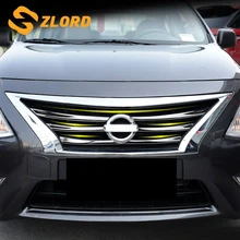Zlord 6 шт. 3D Тюнинг автомобилей Передняя гоночная решетка радиатора накладка наклейки для Nissan Sunny