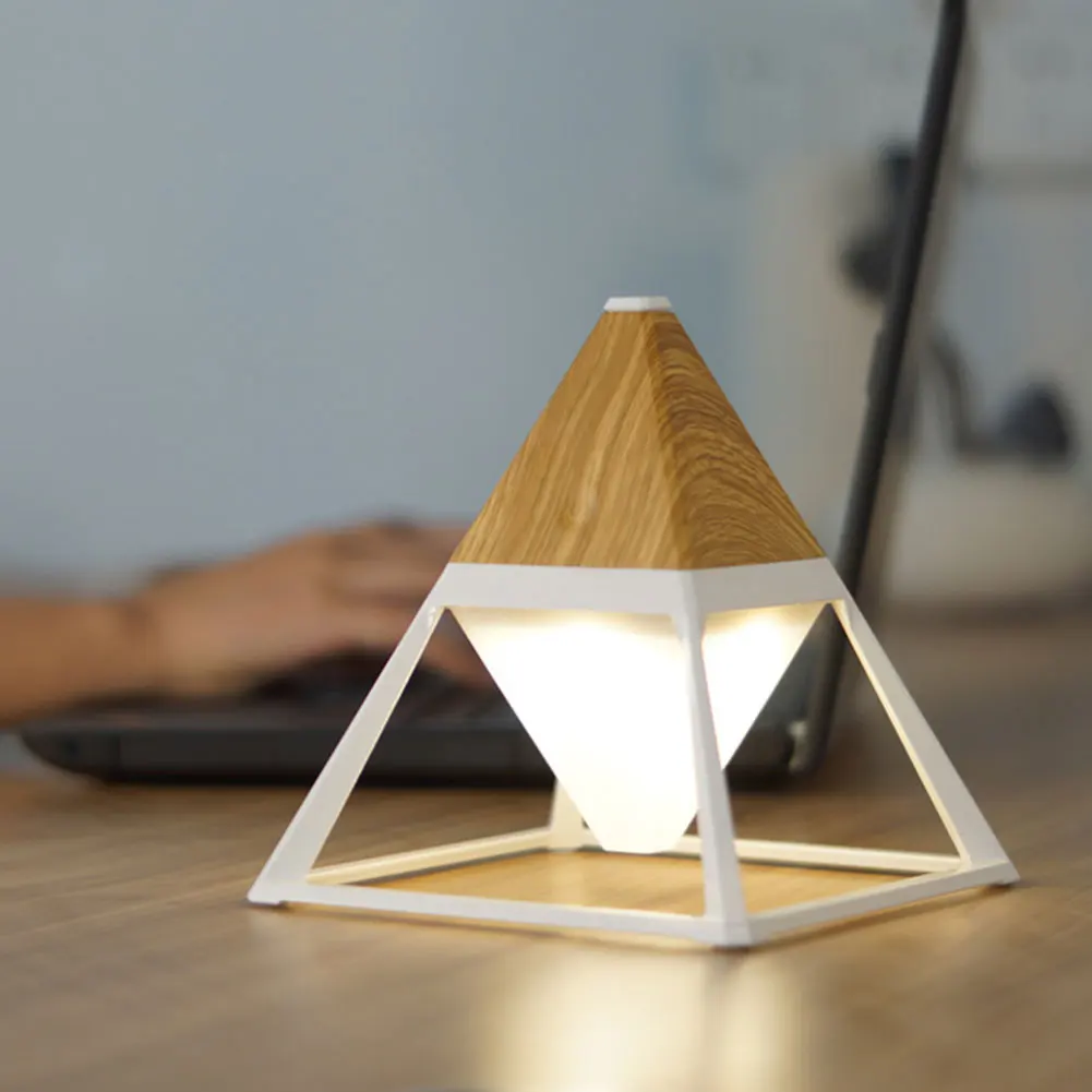 

Practical Led Portable Decoration Tower Design Touch Switch Table Adjustable Brightness Reading Book Night Light Bedside USB