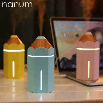 

New Aroma Essential Oil Diffuser Pencil Humidifier 230ml Purifier LED Night Light USB Mini Fogger Car Air Freshener