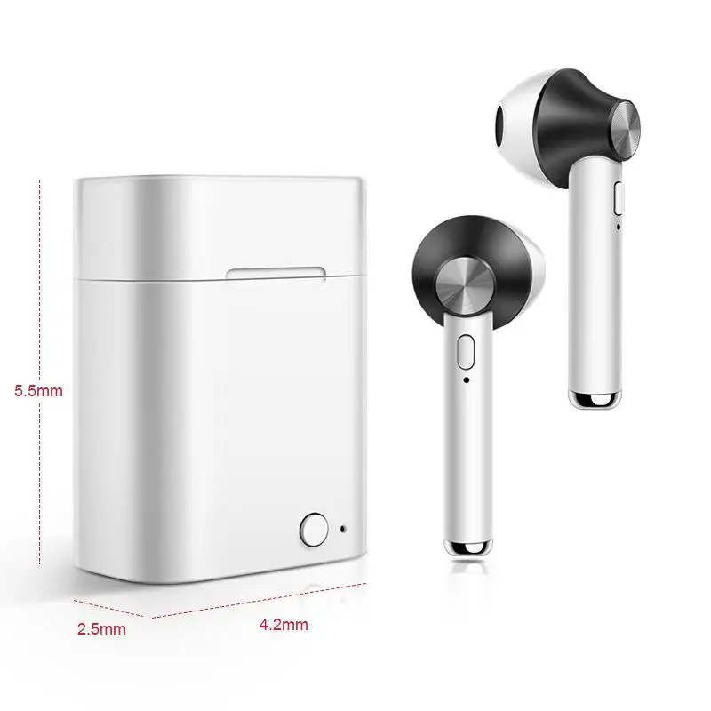 TWISTER. CK D012 TWS Bluetooth наушники стерео беспроводные наушники для бега спорт бас гарнитура с микрофоном для Iphone Xiaomi huawei - Цвет: black