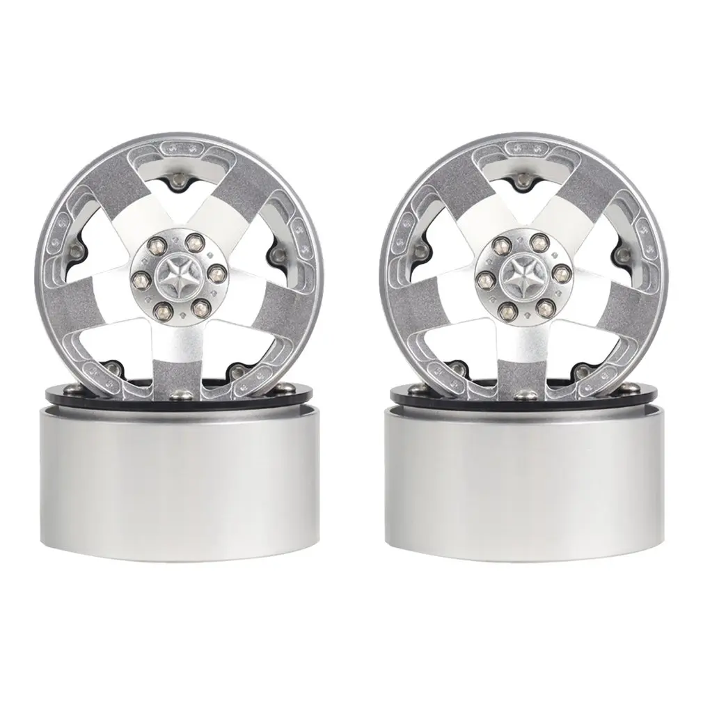 

2.2 inch RC 1:10 Rock Crawler Alloy Wheels Rims For RC Crawler Axial SCX10 Wraith 90018 Beadlock Wheels Hub S351