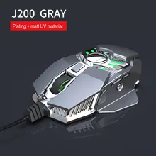 Проводная игровая мышь 6400 dpi 7Key программируемая геймерская мышь с подсветкой для ноутбука IJS998