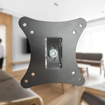 

10-26inch Adjustable LCD Lobby Heavy Duty Flat Screen LED Monitor TV Wall Bracket Strong Support Home Universal Swivel Mount KTV