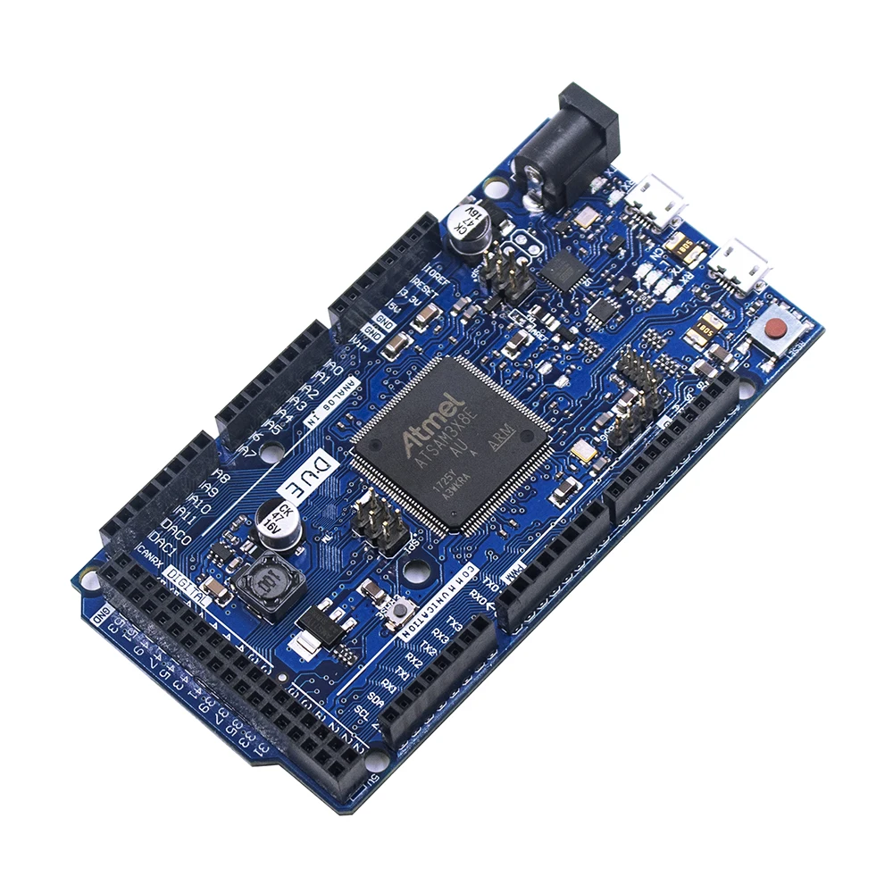 Из-за R3 доска SAM3X8E 32-битный ARM Cortex-M3/Mega2560 R3 Duemilanove 2013 для Arduino DUE плата с кабелем