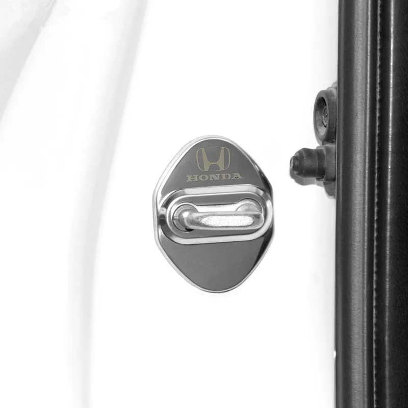 4 шт. отделка дверного замка Защитная крышка чехол с эмблемой Для Mugen power Honda Civic Accord CRV Hrv Jazz аксессуары для стайлинга автомобилей