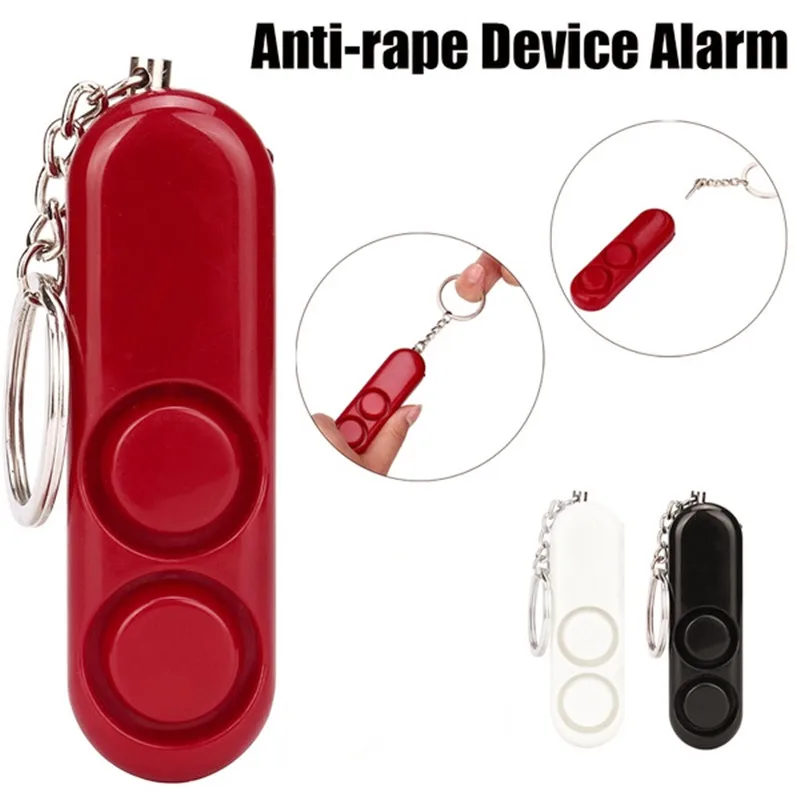 120dB Self Defense Anti-rape Device Dual Speakers Loud Alarm Alert Attack Panic Safety Personal Secu