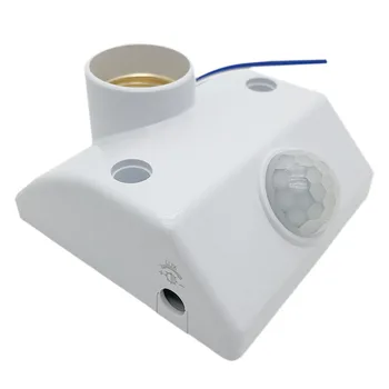 

E27 220V PIR Infrared Motion Sensor LED Light Lamp Holder LED Lamp Base PIR Motion Sensor Switch Light Holder Socket