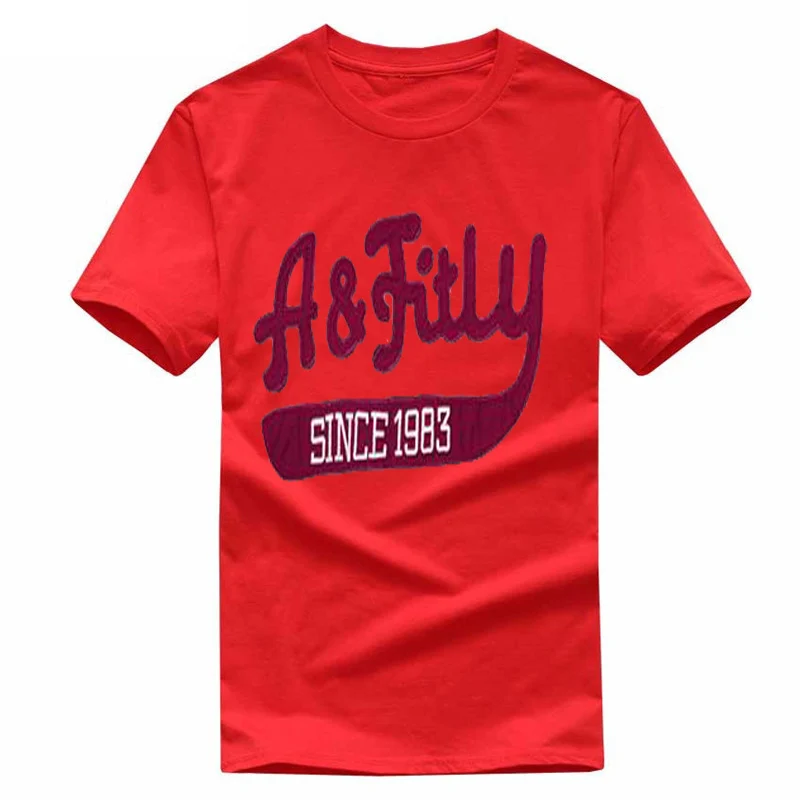 New brand Red alphanumeric printing t shirt men 2018 new Fashion Letter Printed Fashionable Round Neck T-shirts Men's short slee New brand Red alphanumeric printing t shirt men 2018 new Fashion Letter Printed Fashionable Round Neck T-shirts Men's short slee