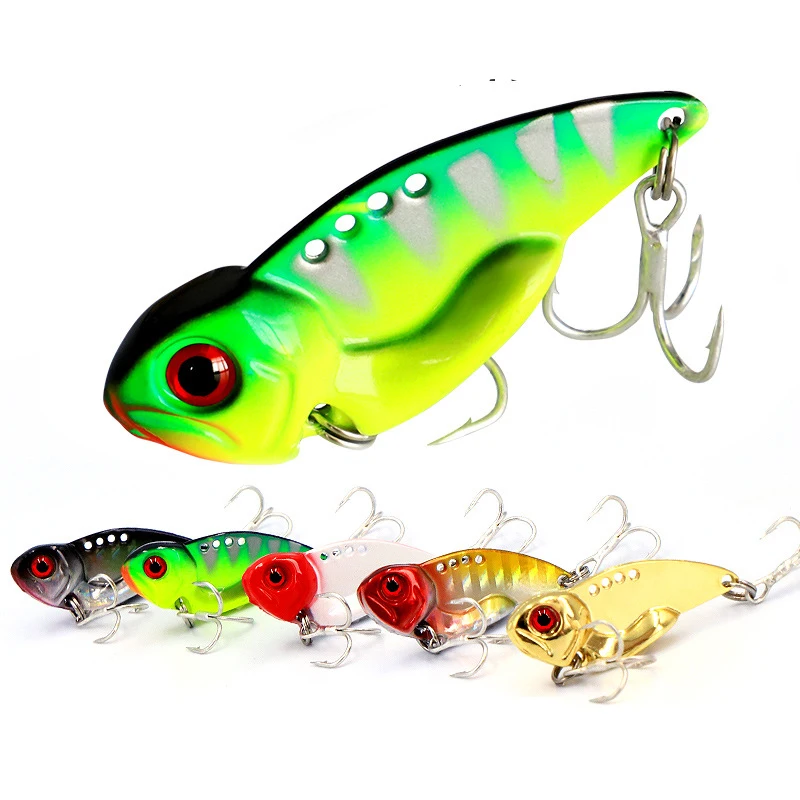 

Hot Sale 3D Eyes Metal Vib Blade Lure 7/10/12/14g Sinking Vibration Baits Artificial Vibe for Bass Pike Perch Fishing