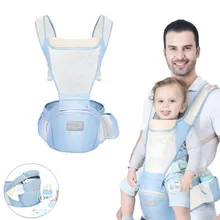 Многофункциональная переноска для малыша эргономичный детский Хипсит кенгуру детская обертка Однолямочный рюкзак с большой сумка для хранения