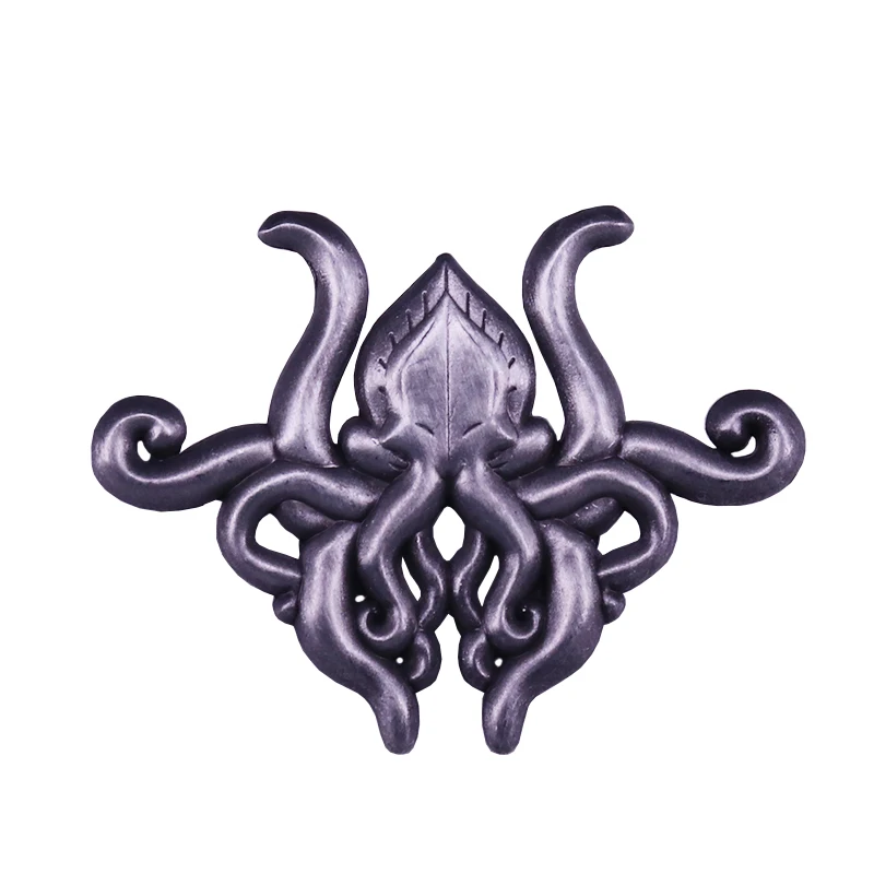 Mitologia Nordica Spilla Di Polpo Di Calamari Giganti Kraken Sea Monsters Pin Steam Punk Mitico Kraken Great Cthulhu Jewelry