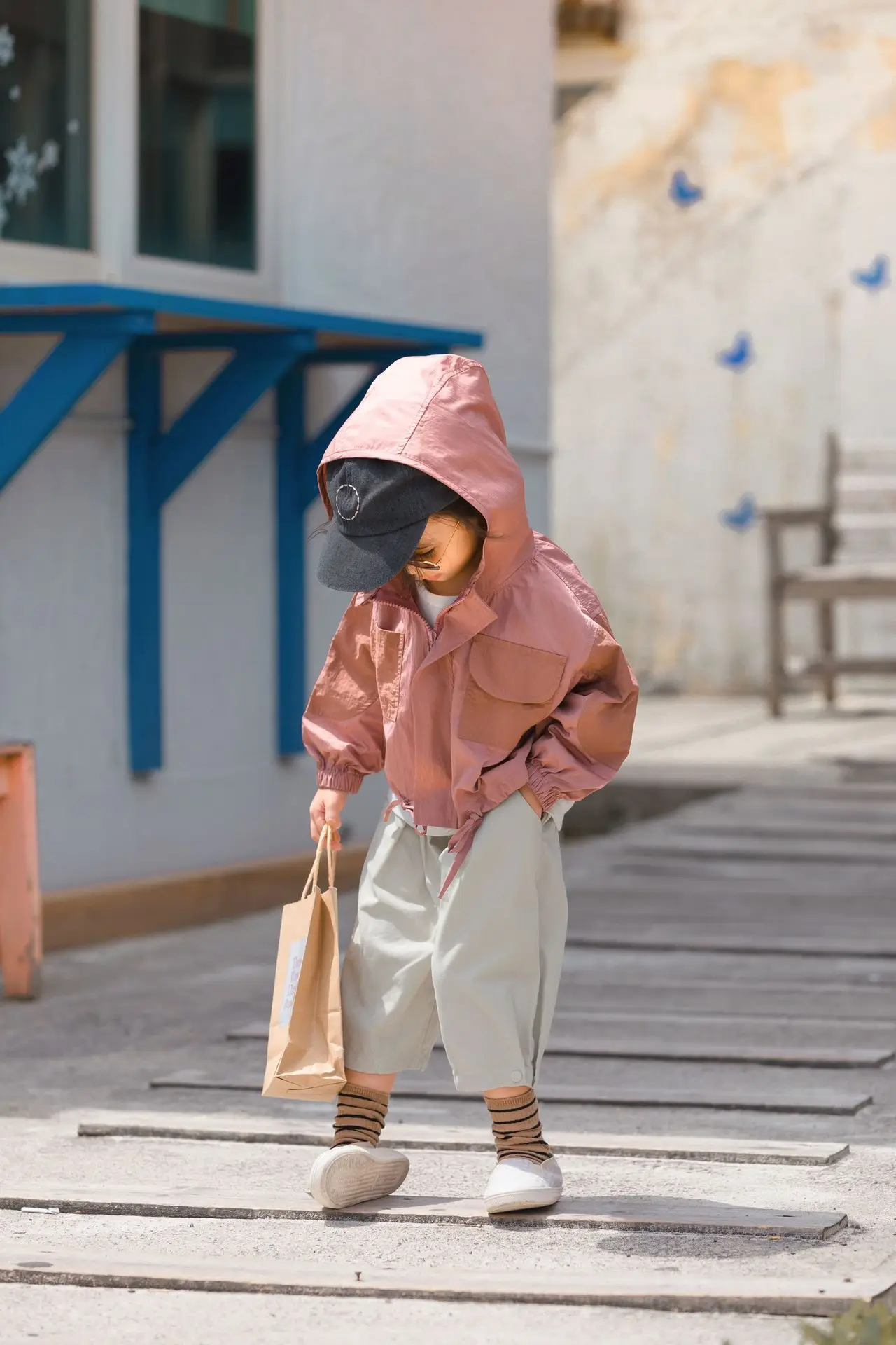 Детские повседневные куртки Тренч с капюшоном для маленьких мальчиков и девочек верхняя одежда для малышей, повседневные куртки для