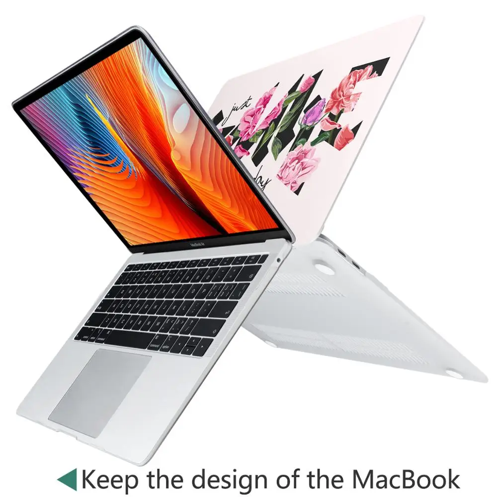 Чехол для Macbook Pro retina, возрастом 11, 12, 13, 15 Air Pro 15,4 13'3 A1990 retina 13 A1502 A1932 A1708 A2159 сенсорной панелью