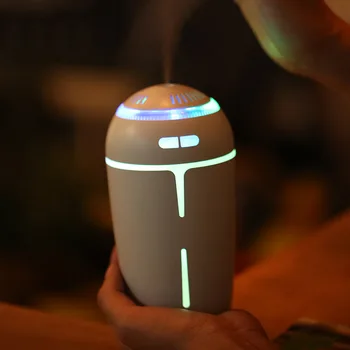 

3 D High Quality Air Humidifier 200ML Large Capacity Household Mute Ultrasonic Air Humidifier with LED Night Lamp and Fan