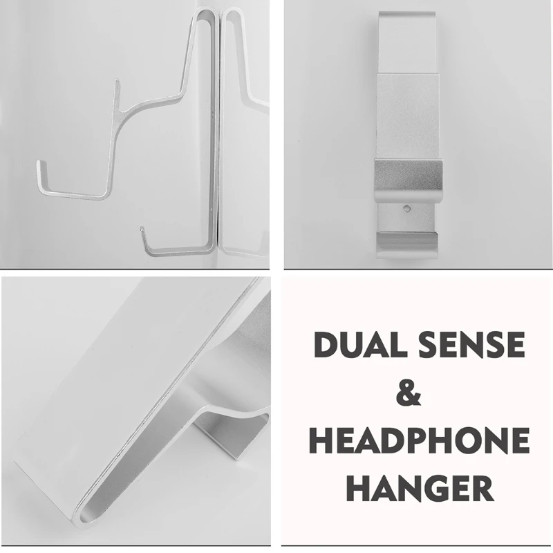 2022 New Aluminum Alloy Bracket Wall Mount Stand For PS5 Controller & Headset Hanger