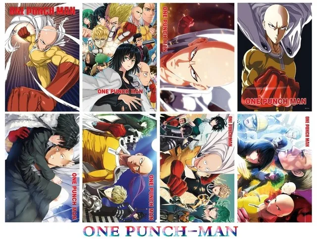 8 42x29cm One Punch Man Anime Poster Gift Saitama Painting 8 42x29cm One Punch Man Anime Poster Gift Saitama Painting