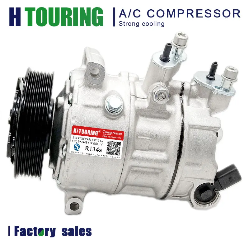 

For Volkswagen Passat CC 2.0L 2009-16 EOS 2007-16 AC Compressor PXE16 1K0820808D 1K0820803G 1K0820859F 1K0820803N 1K0820803Q 6PK