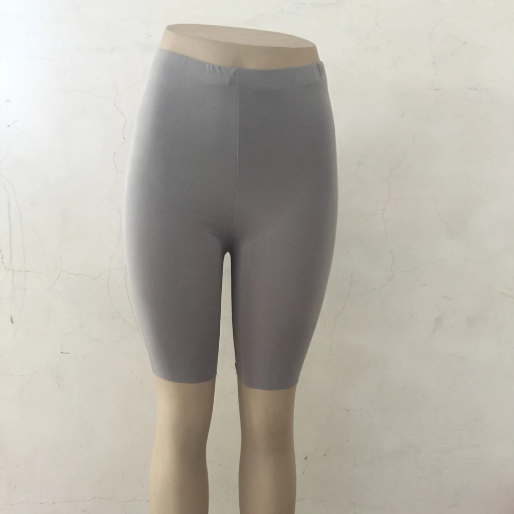 Women High Waist Fitness Sports Shorts Summer Jogging Beach Athletic Casual Skinny Elastic Stretch Solid Short Pants