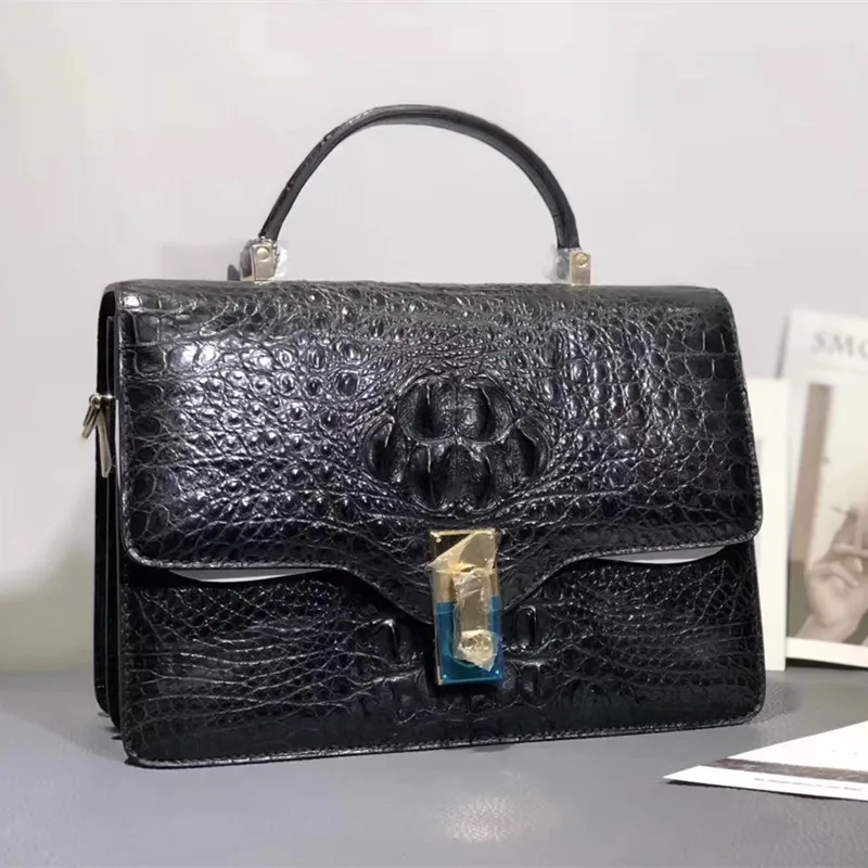 OL стиль натуральная кожа аллигатора офисная Дамская рабочая сумка из