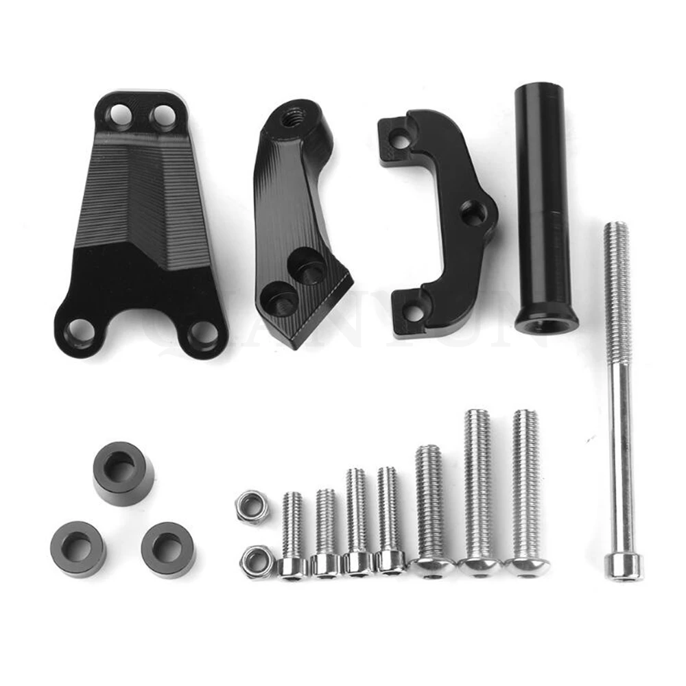 Для KAWASAKI ER-6N ER6N ER 6N 2012- 2013 Мотоцикл с ЧПУ Алюминиевый сплав регулируемый рулевой демпфер Стабилизатор крепления