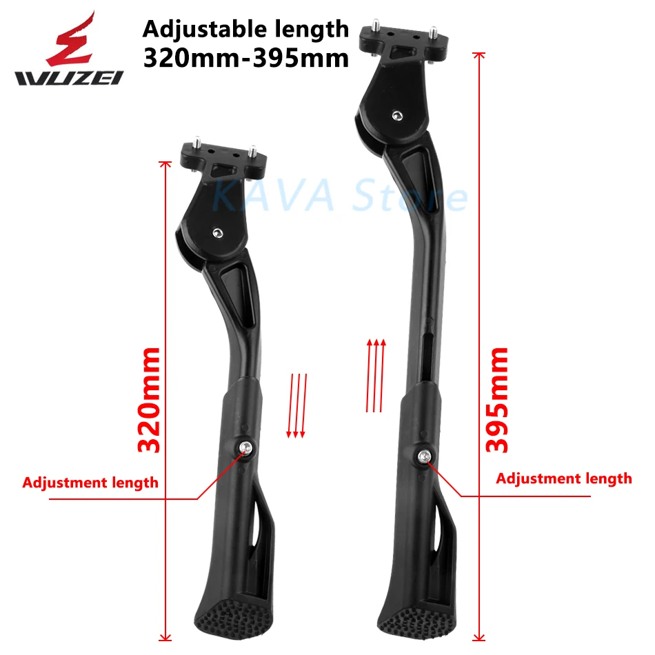 Adjustable MTB/Snow/folding Bicycle Kickstand Parking Rack Support Side Stand Foot Brace Cycling Parts
