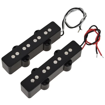 

Jb Bass Guitar Pickups Open Style Pickups Set Neck & Bridge For 4 String J Bass Guitar Part