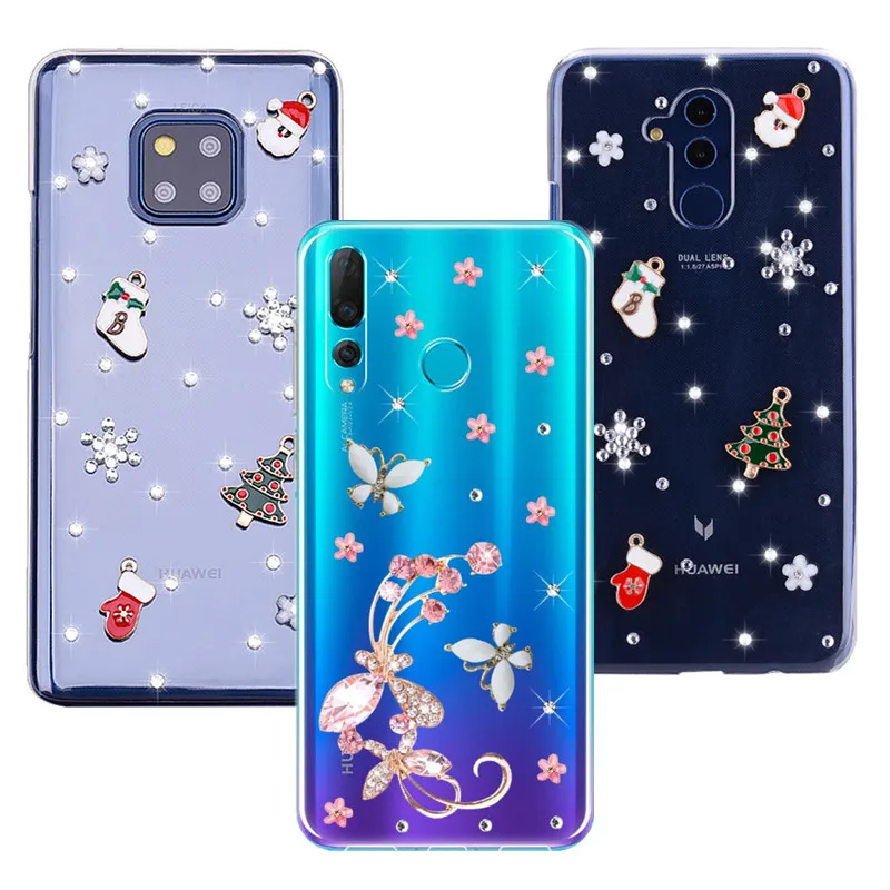 Чехол для телефона Honor 10i 9 8X 8A 9A view 30 20 s Рождественский прозрачный силиконовый