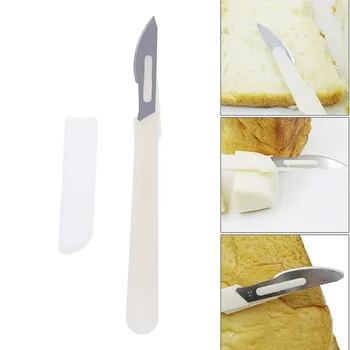 

1 Bread Knife and 1 pcs cover Kitchen Bread Bakers Blade Slashing Tool Dough Cutter Dough Making Cutter Bread Baking tools #25