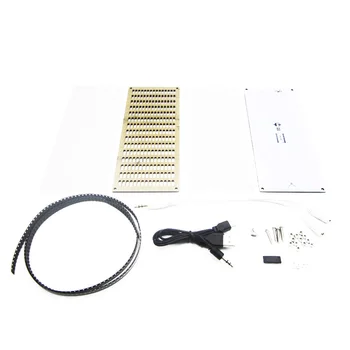 

LED DIY Touch Digital Music Spectrum Display Kit Module Big Size 225 Segment LED Equalizer Music Spectrum Sound Waves Kit