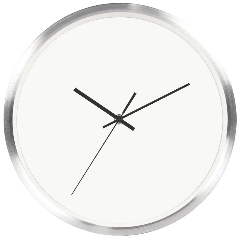 12-inch Clock Accessories DIY Wall Clock Blank Iron Frame Wooden Frame Clock Movement Clock Pin