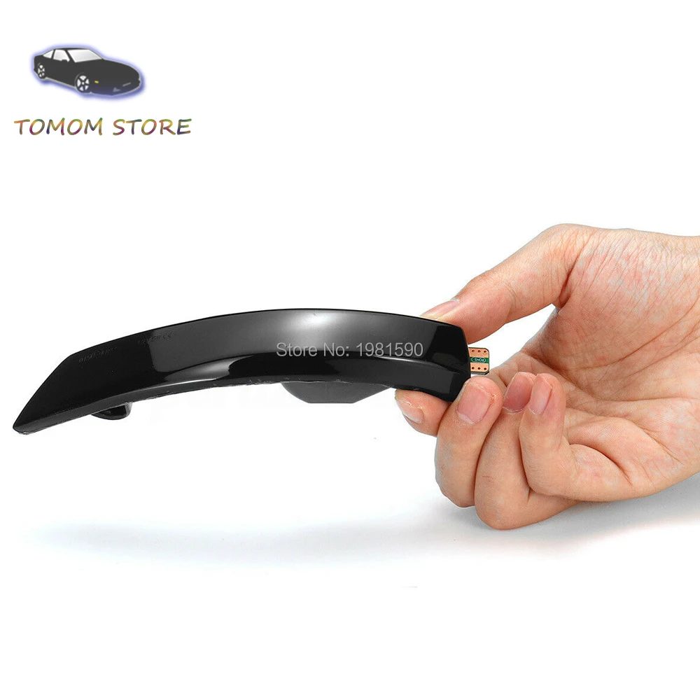 Transformar a Luz do Sinal Luz para Ford Dinâmico Lateral Espelho Retrovisor Indicador Blinker Focus 3 Mk2 Mk3 Mondeo Mk4 2 Pçs Led Asa 8 2 pçs dinâmico transformar a luz do