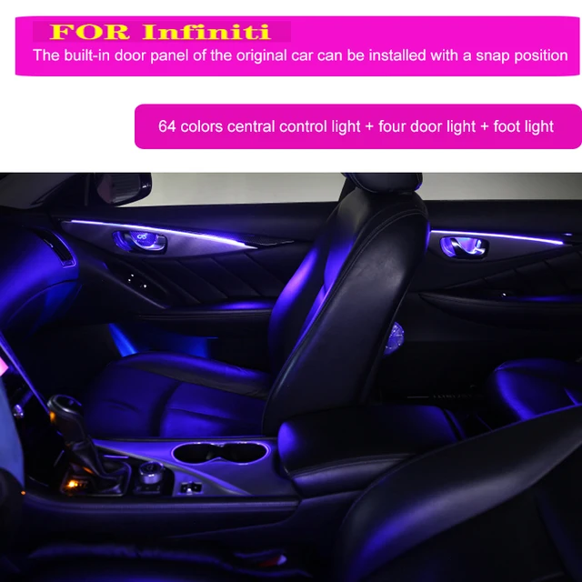 64 Color Led Ambient light Infiniti Q50 Q50L QX50 Q30 142020