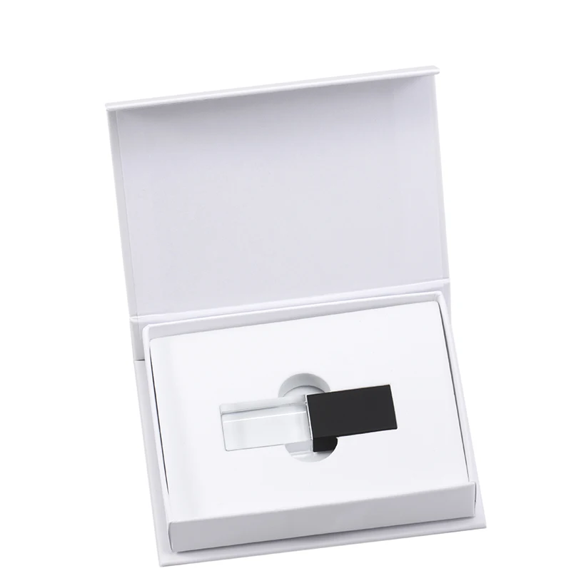 JASTER прозрачный стеклянный USB для автомобиля с логотипом, usb флеш-накопитель, 4 ГБ, 8 ГБ, 16 ГБ, 32 ГБ, 64 ГБ, USB флеш-накопитель, флеш-накопитель, ручка/Автомобильный подарок - Цвет: Black