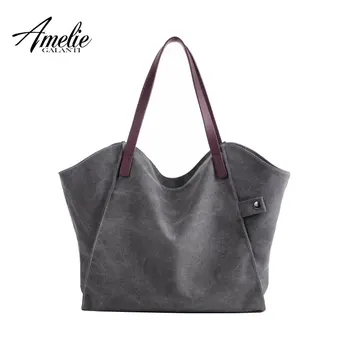 

AMELIE GALANTI Women Bag Large-capacity ladies canvas bag female one-shoulder new trend fashion practical ladies canvas handbag