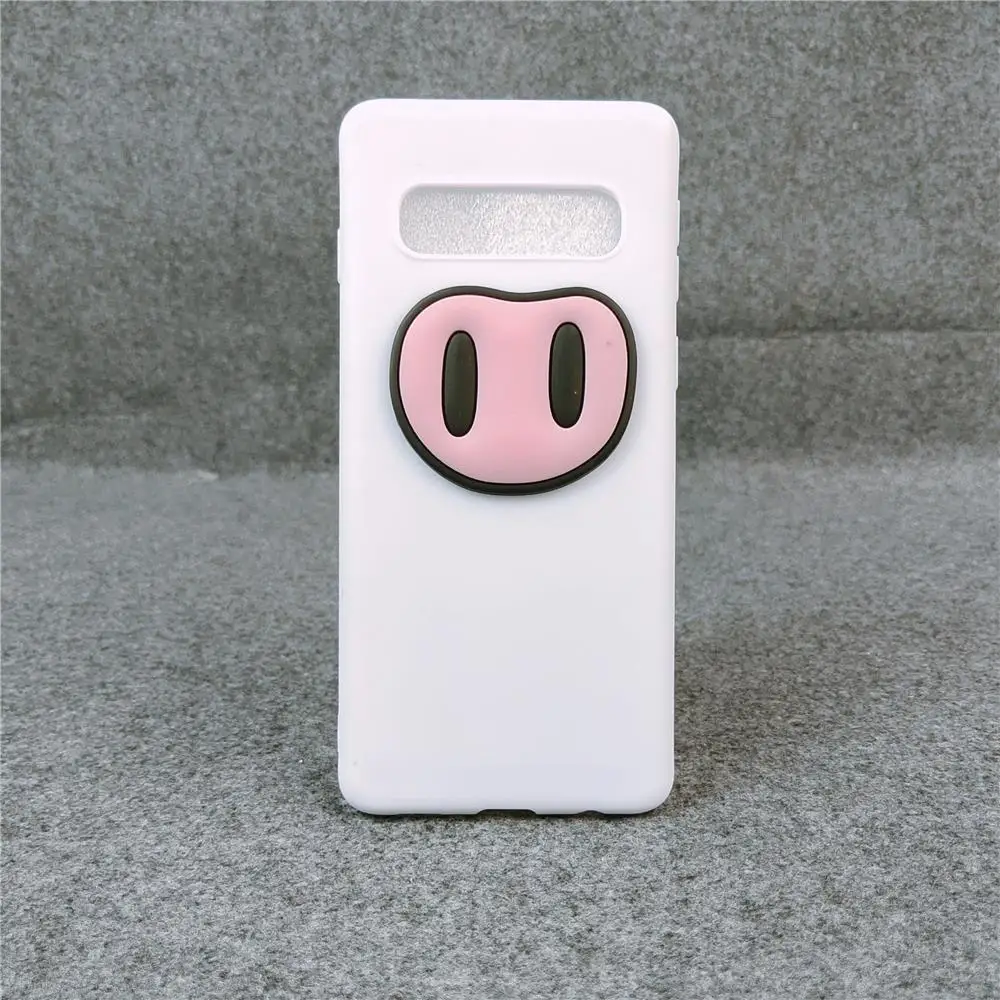 white 5 Мультяшный чехол конфетного цвета для samsung S10 S10E S10 PlUS M10 M20 M30 Мягкий силиконовый чехол из ТПУ - Цвет: white 5